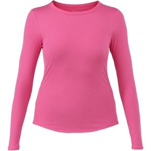 No Boundaries Fuchsia Long Sleeve Women's Tee